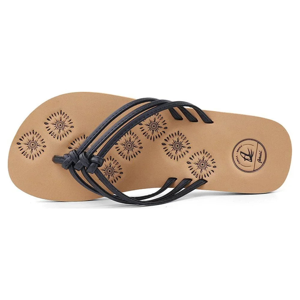 Outdoor Indoor Casual Walking or Life Sandals (Black) Livi Flop AERUSI Women's Flip