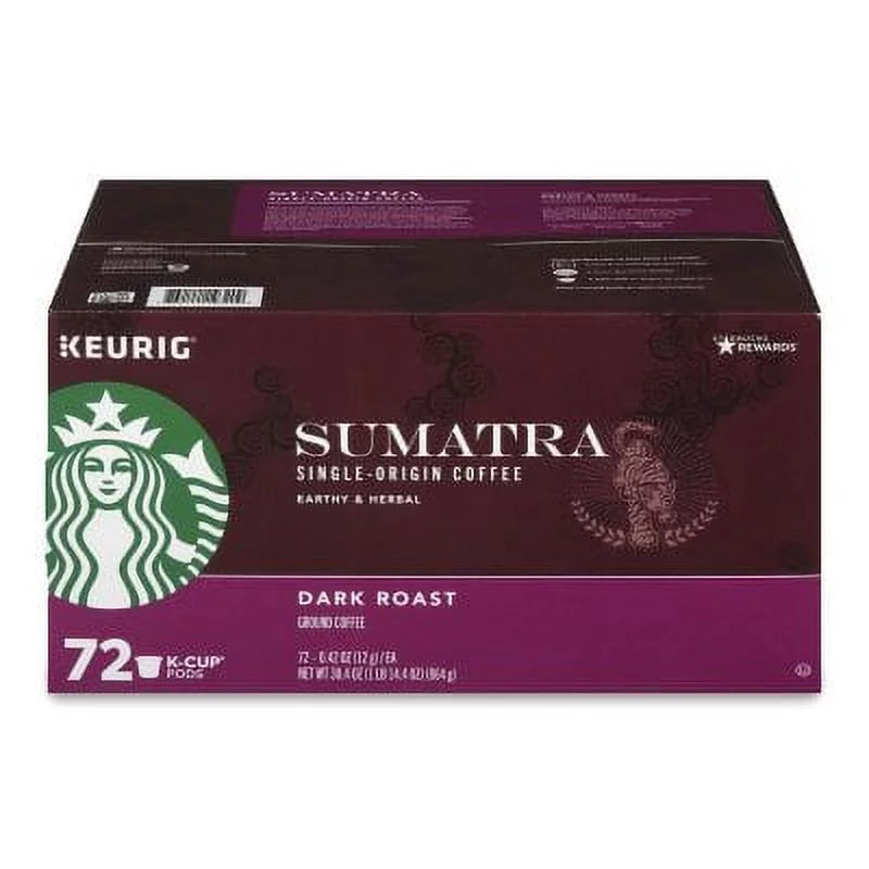 K-Cups ct.) (72 Coffee Starbucks Single-Origin Sumatra
