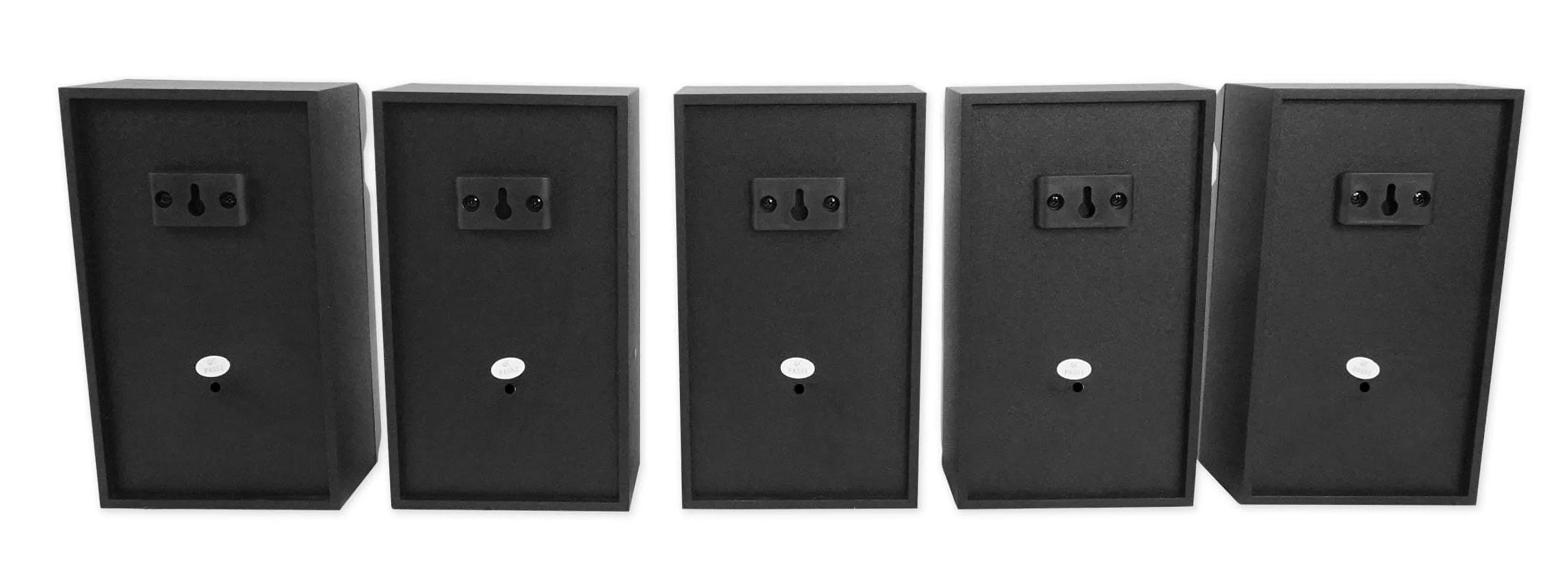 Machine Mics Wireless w/5.25" Rockville System VHF Home Theater/Karaoke Sub+(2)