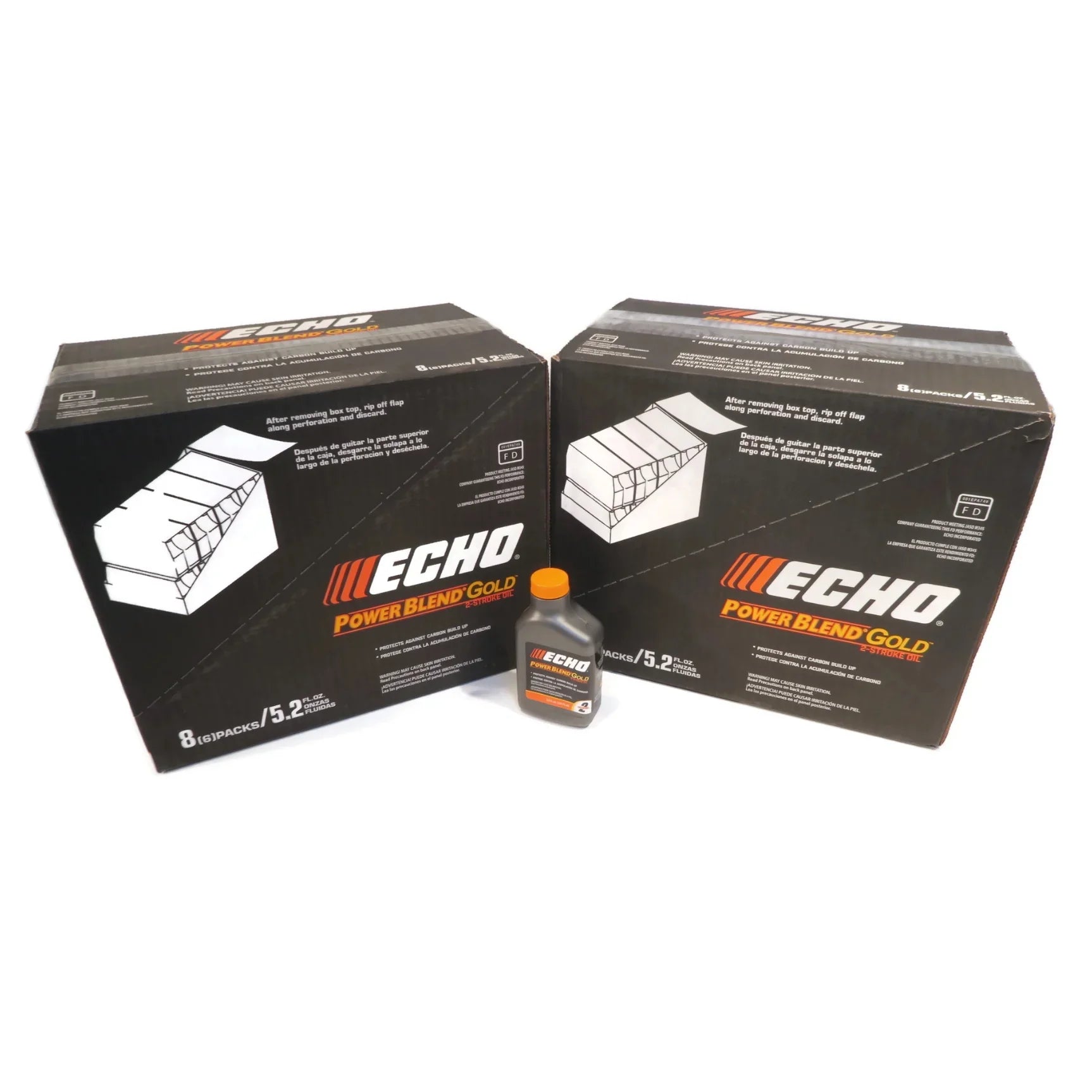 of Engines (Pack Cycle Bottles 5.2 of ECHO Blend New Power OEM Gold 96) Oil for 2 Ounce 2-Stroke