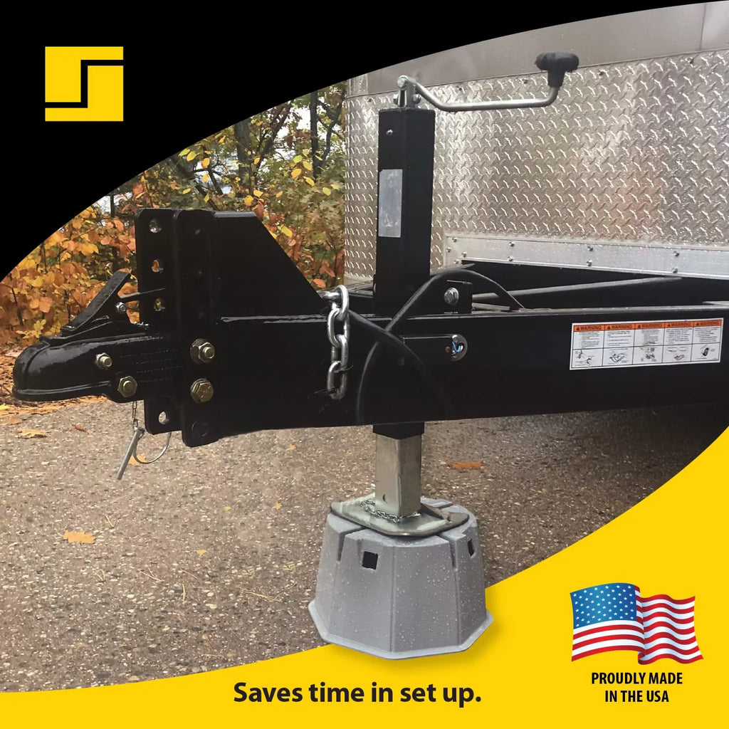 Capacity Trailer Extreme Pad Stromberg Stands, - RV Pack) Jack (6 Travel for Base Block, - Trailers, Camper 6000 Accessories Pads Jack Jack Carlson Accessories, Max lb Jack, RV 7" Trailer Block,