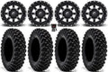 X3 Maverick Sticky Honda / 15" / Warrior Black Can-Am Maverick Talon Wheels Tires Pioneer 1000 32" XT Fuel