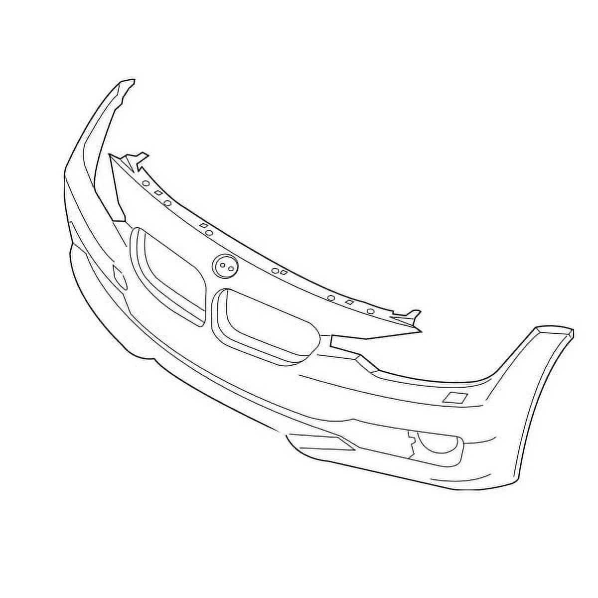 Pkge Assembly BM1000264 3-Series Bumper 51117293014 w/o For 12-15 Front M Cover
