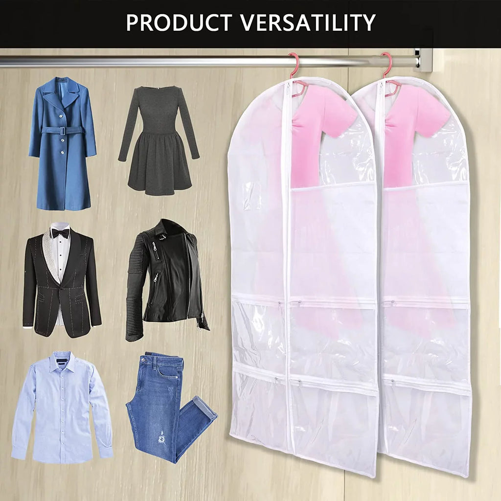 Hanging Dance Dance Garment 3 Bags Garment Recitals, Bag Costume Competitions Bags Storage Dance Dress, Clear Pack Pockets, Multiple Ballet Girls Dance Kids with for Costumes, Organize
