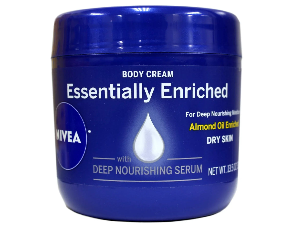 Cream Serum Deep 6 of 13.5 Almond Nourishing Oil Essentially Pack Body NIVEA oz Enriched