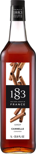 in - Glass Syrup - France Liter 1 Made 1883 | Maison - Bottle oz) (33.8 Cinnamon Routin