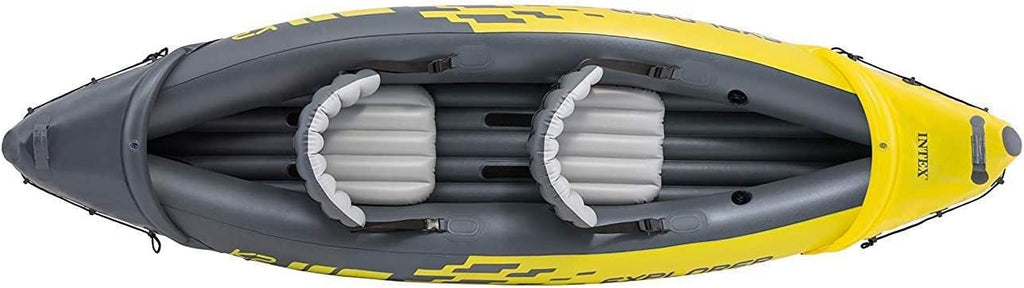 Explorer Adjustable Includes K2 86in 68307EP – – 400lb Weight High-Output Aluminum Seats SuperStrong and Kayak blow-up with Deluxe – Backrest – Set: 2-Person Capacity YUNWEN Oars Pump