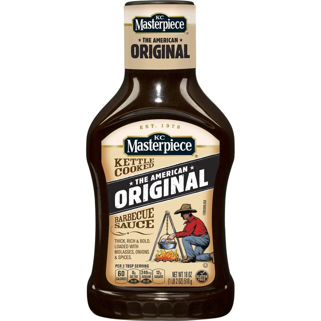 18 Sauce, case. Barbeque Original per Ounce 6 Masterpiece -- KC