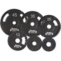 Dual Grip 35 York Black - Olympic Thin Line Plate, G2 Barbell Cast Iron lbs