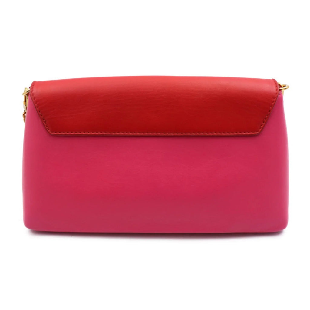 LOUIS bag note M54501 red Pre-Owned chain gold (Good) Louis leather Vuitton pink shoulder VUITTON hardware love