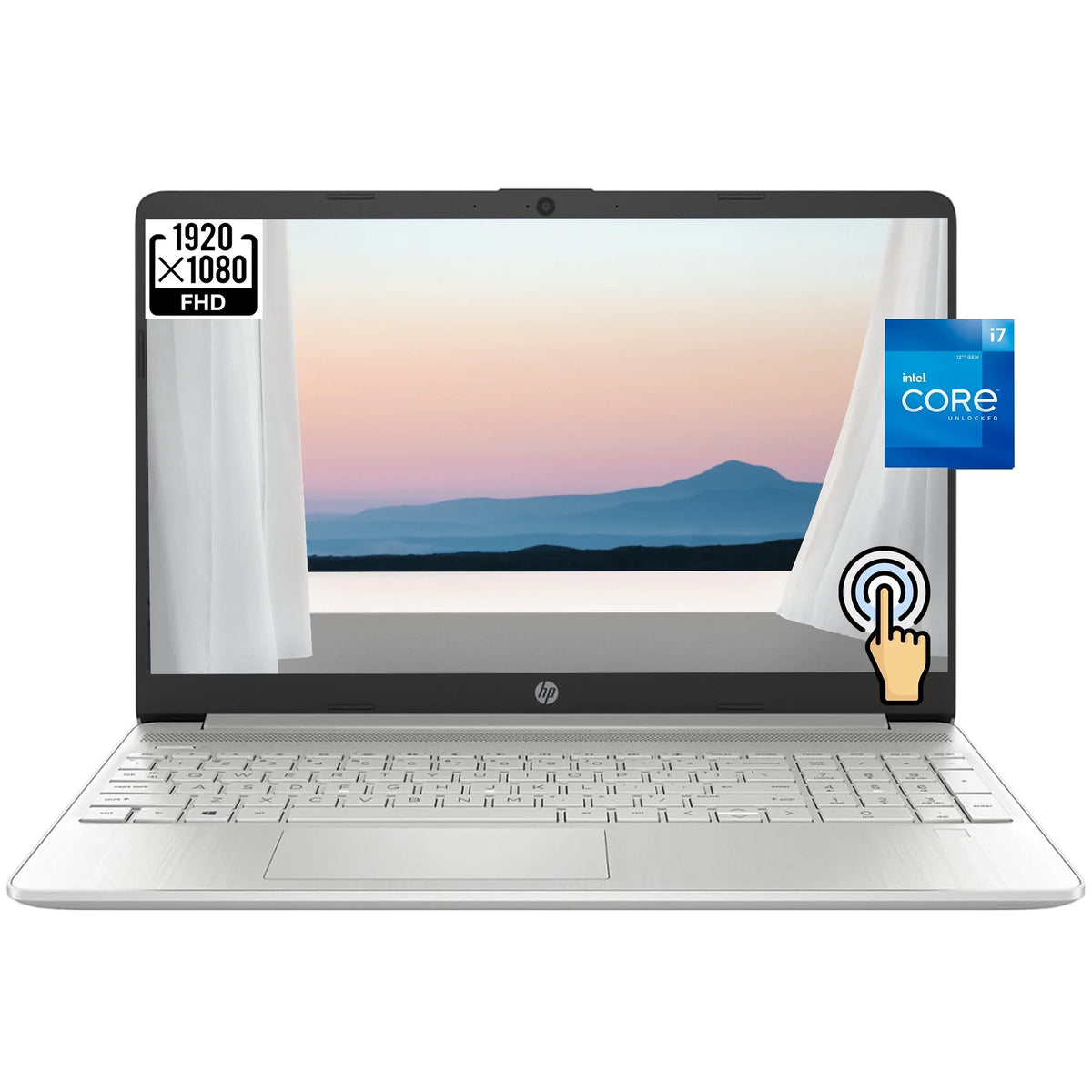 64GB Wi-Fi, S 15.6" Keypad, Mode 12th Touchscreen Windows HDMI, 2TB 11 Numeric Home Laptop, in PCIe Intel i7-1255U, Gen 10-Core Business FHD 15 HP SSD, RAM,