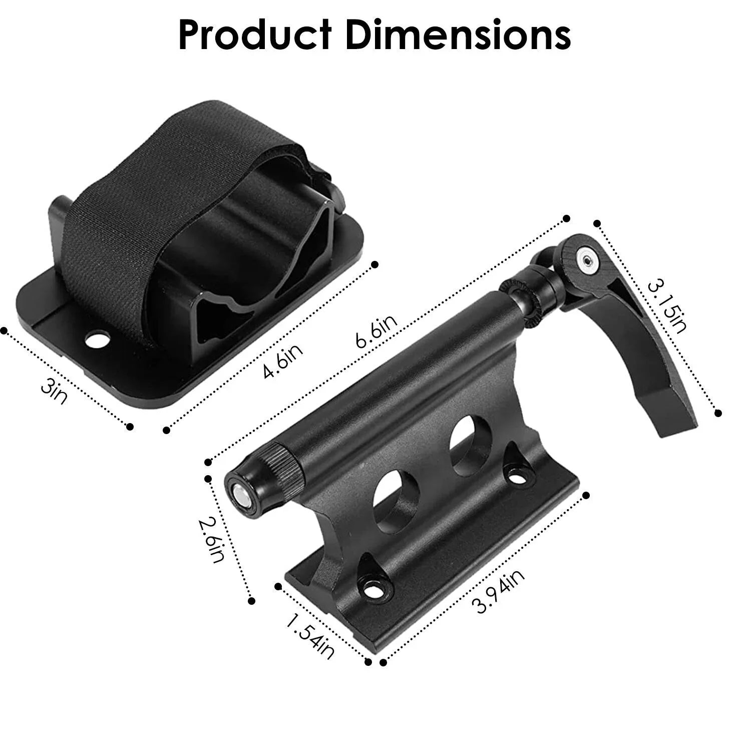 Bike Bed Mount Truck Fork Fork QR Heavy-Duty Holder Rack Pickup Mount Set Block