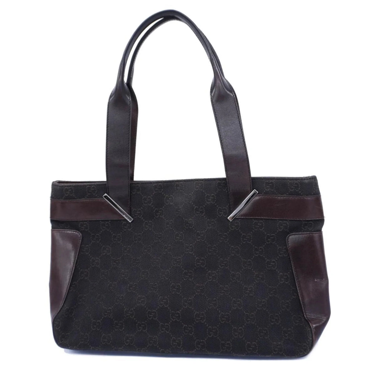 Bag Pre-Owned Denim 73983 Brown Women's Gucci (Good) Tote