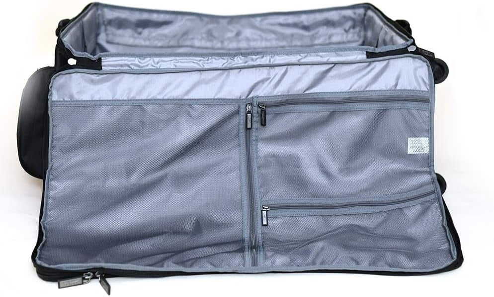 Collapsible BLACK YFbiubiulife - w/No-Lean Rack Rolling Garment Bag Dance