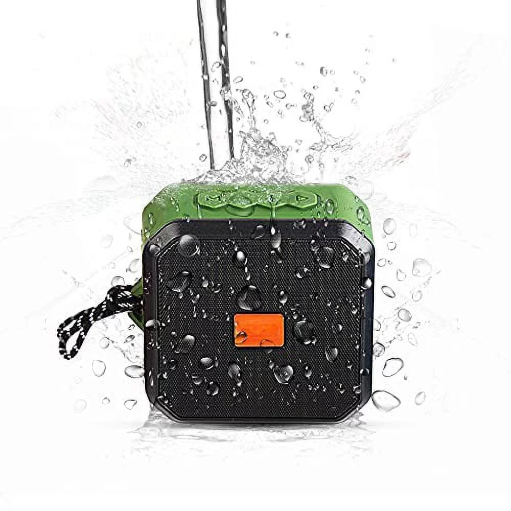 (GREEN) WaterProof IPX7 Galaxy Speaker 4G/5G/A32 1500 Outdoor with 5G/A52 Samsung Works Playtime, with Indoor, A72 13H 5G Travel