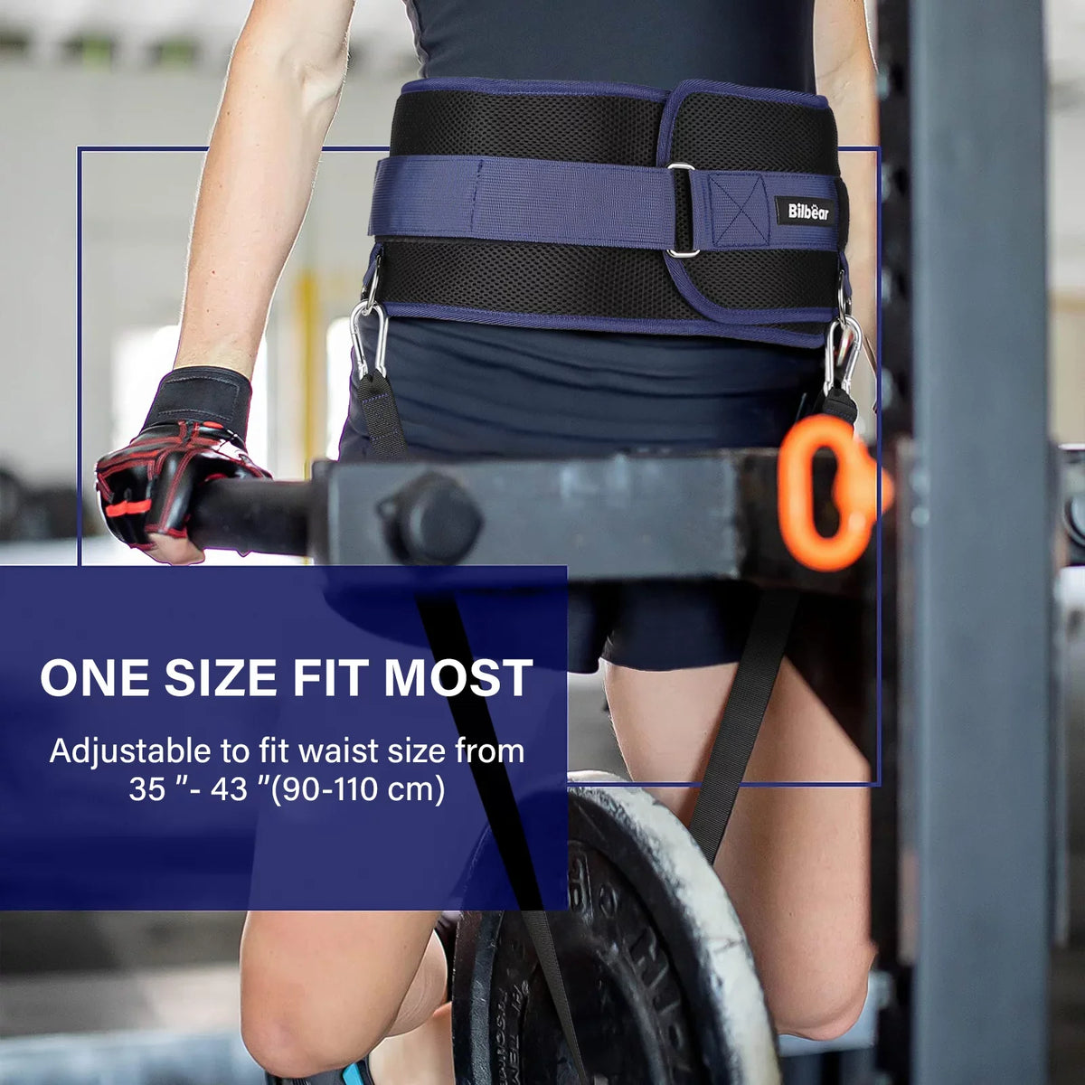 Rings&2 up,with 39 Strap,Weight 43 inch Belt inch lifting Comfort Weightlifting,Weight strap Adjustable,45-Angle Dip Bilbear Dip for Hooks Belt pulls Snap Position for