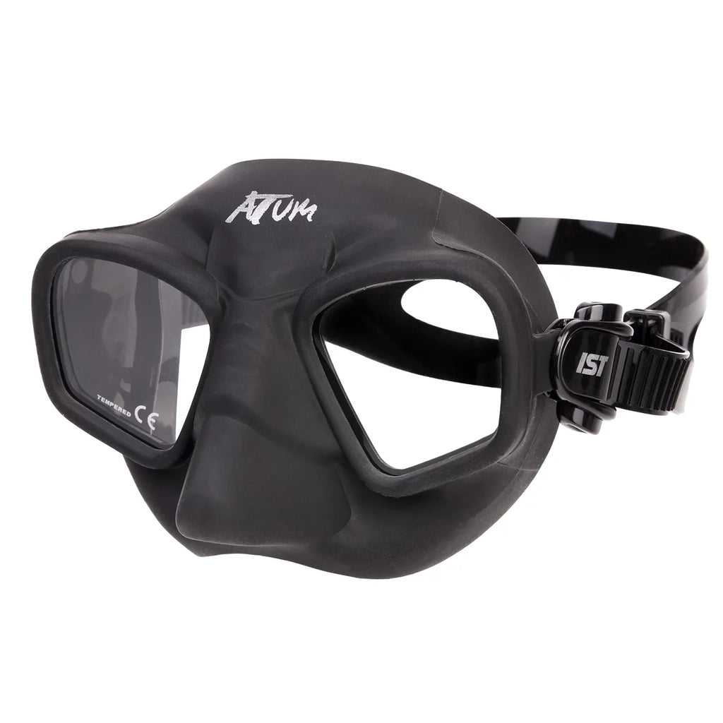 IST Dive with Finish Volume Matte Low Black Mask
