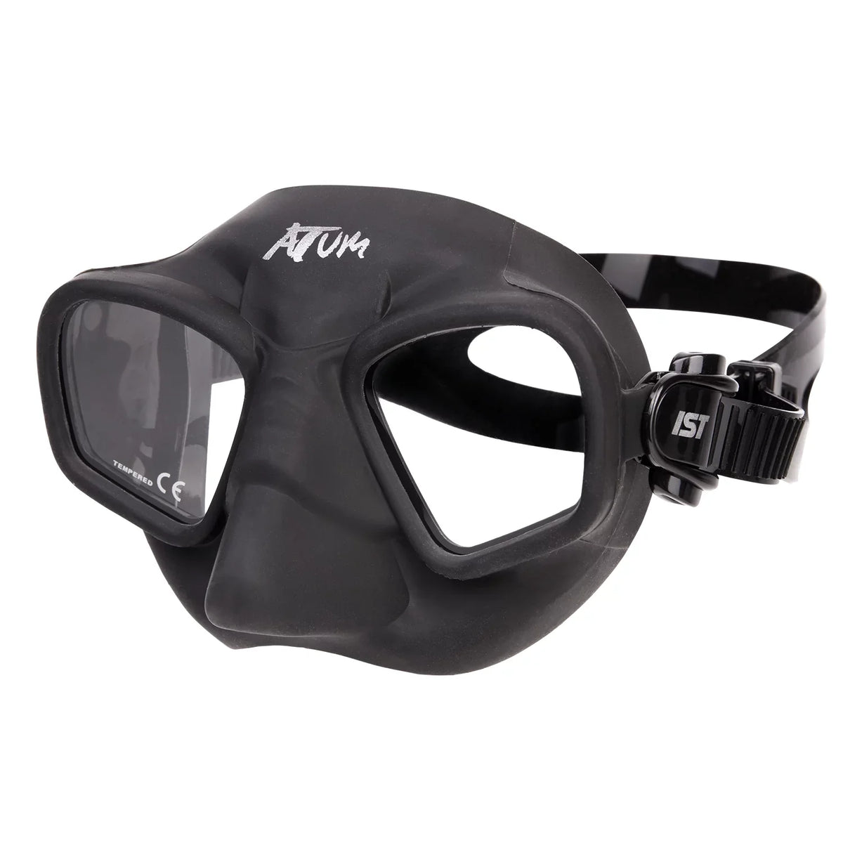 IST Dive with Finish Volume Matte Low Black Mask
