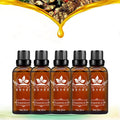Belly 5 Gift Oil, Valentine's Massage Drainage Drainage SPA Ginger Cosprof Oil Oil Day Ginger Grapeseed 100% Natural Ginger Lymphatic Massage, Skin, Perfect for Pcs Pure Set Oil, Massage