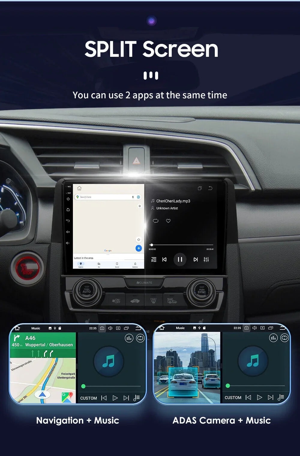 Fiat Car DSP 3+32GB Navigation Auto 500 Backup For 9" Android Radio AHD WIFI 2007-2015 GPS Camera Carplay Stereo