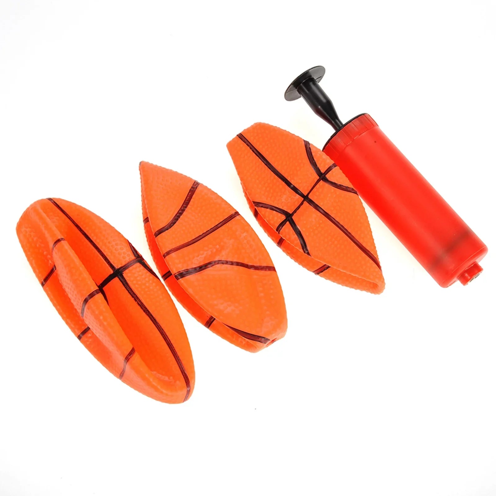 Toys Party Pump, with Mini Basketballs Beach Pool Sports self-inflating Game Gifts Mini Basketball Basketball Set, Child Supplies, Pieces for Inflation 3