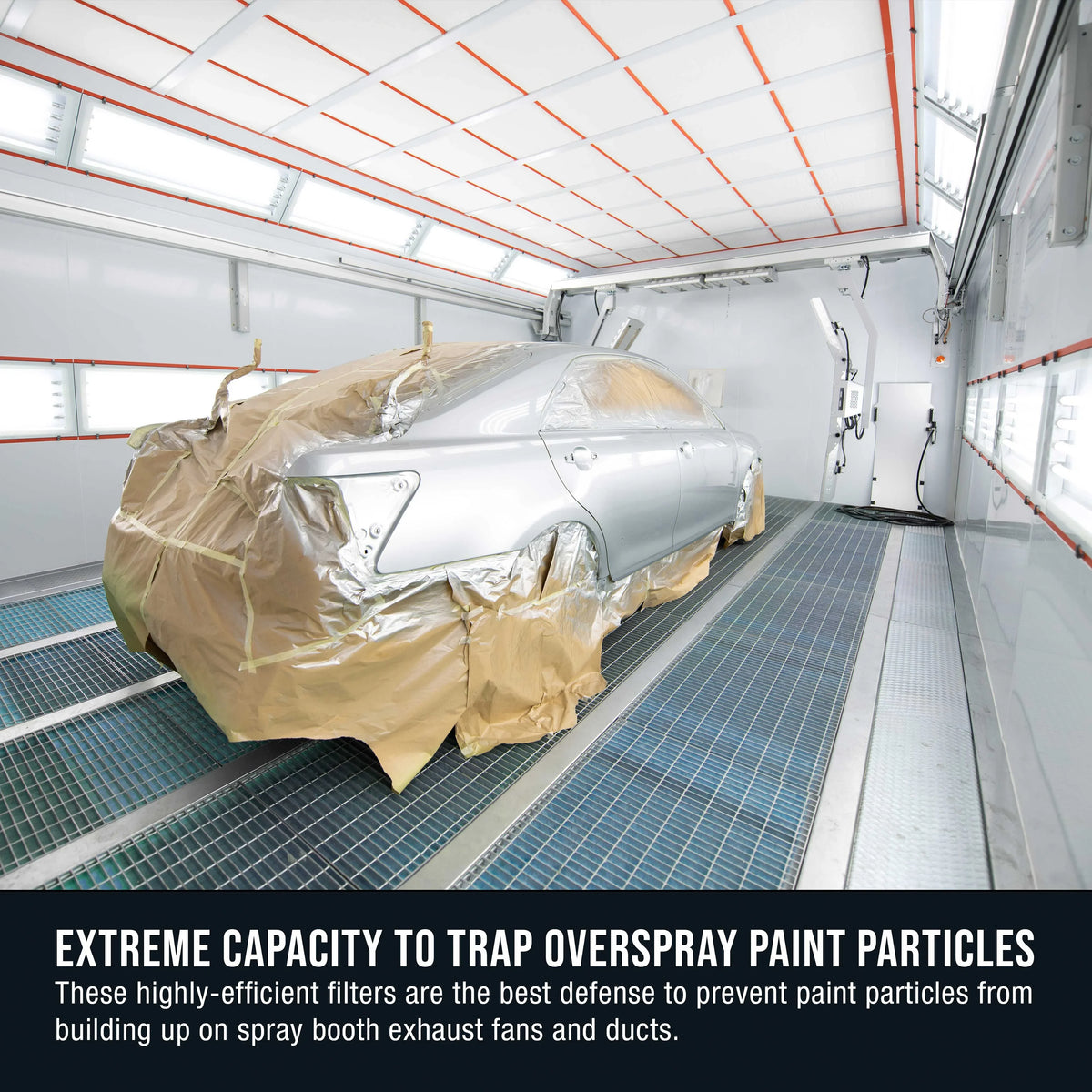 Traps - Autobody Premium Paint Particles - Spray Master space Filter x Arrestor Exhaust Captures Elite Auto Refinish 300' Fiberglass Paint 30" Paint Overspray Gram 18 Booths Roll, in Heavy-Duty