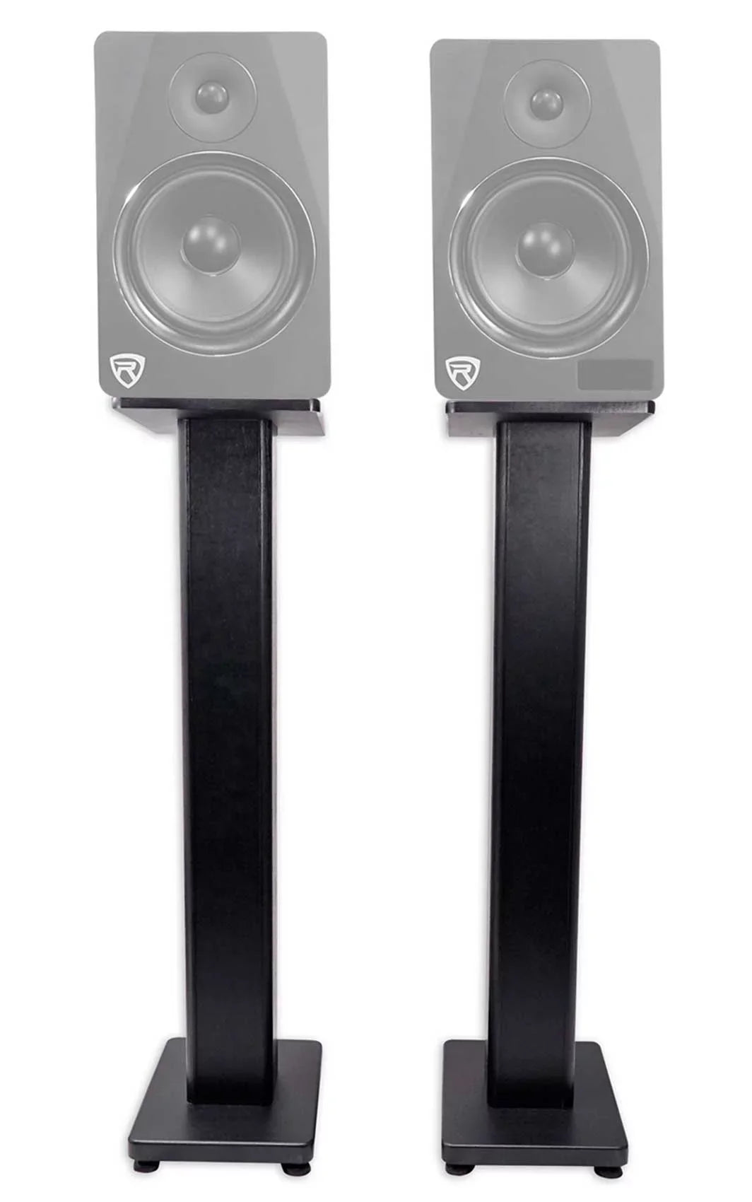 w/ Amplifier Bluetooth+(4) 150 BLUAMP Rockville Speakers+Stands Bookshelf 6.5"
