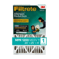 Filter 11, MERV 20x25x4 1 Filter, Pleat, Reduction Deep 1200 Allergen MPR Filtrete oxygen