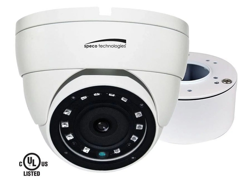 Color, Speco VLDT4W Full 2 HD White Eyeball, Surveillance Camera, Megapixel