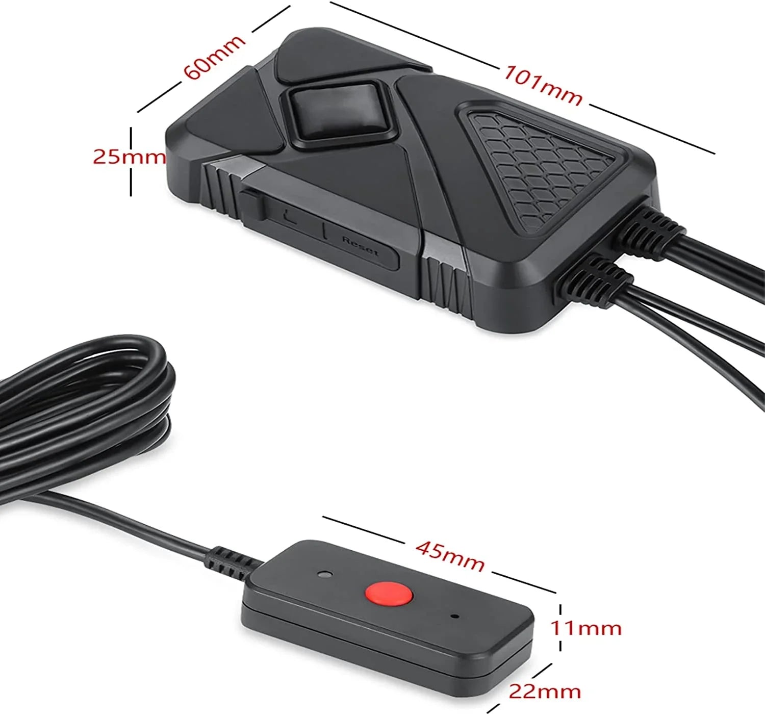 GPS Camera Waterproof Camera Wide HD with Waterproof Motorcycle 1080P Dash Front Wi-Fi, Angle and Lens Rear 120° Recording