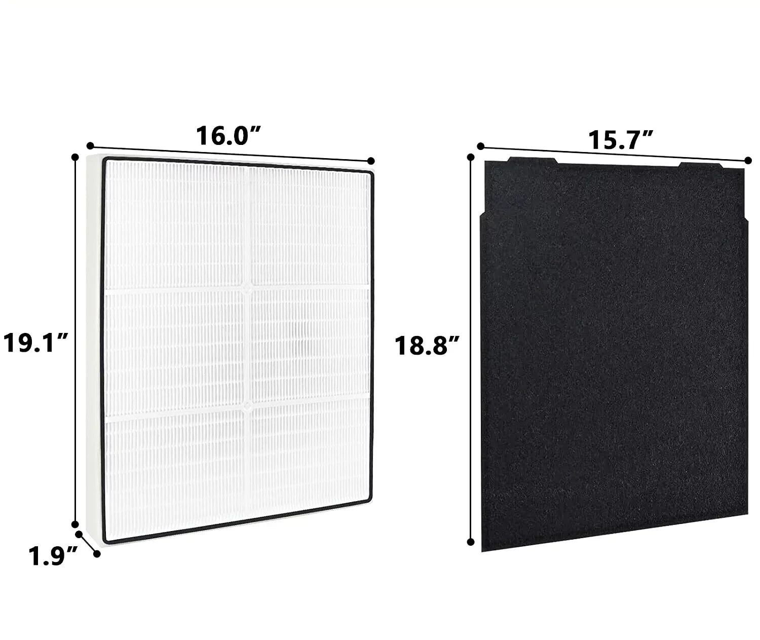 Series Whirlpool Purifiers and Whispure 1183054K, 8171434K, Filters Replacement AP350, 1183054 Pre-Carbon AP450, oxygen AP300, HEPA AP510 Part# Compatible 4 for Filter for SCREENTRONICS