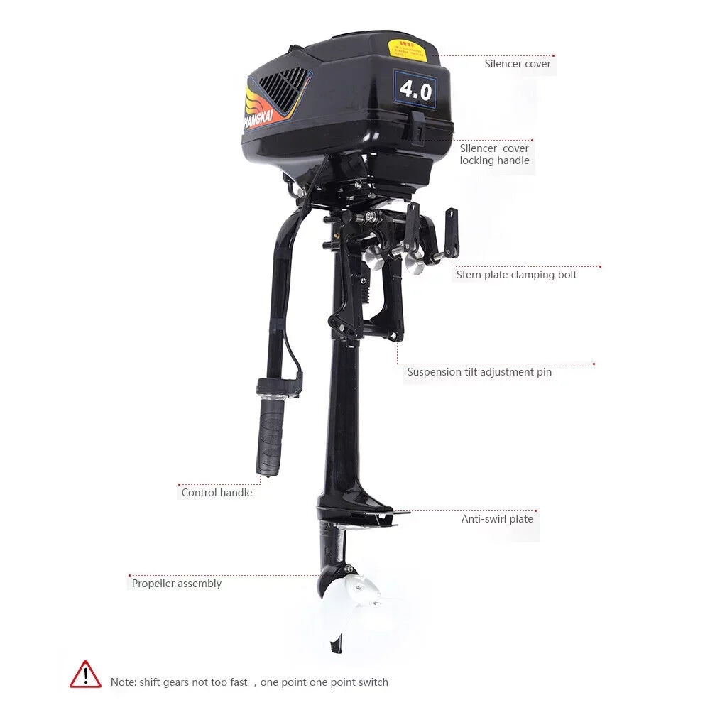 Motor Brushless Fishing HANGKAI Boat Outboard Trolling 48V 1000W Motor Electric Engine