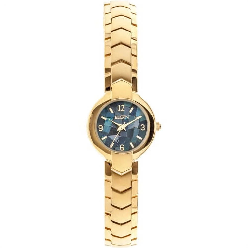 (EG9121) Opal Elgin Dial Female Watch, Gold Adult