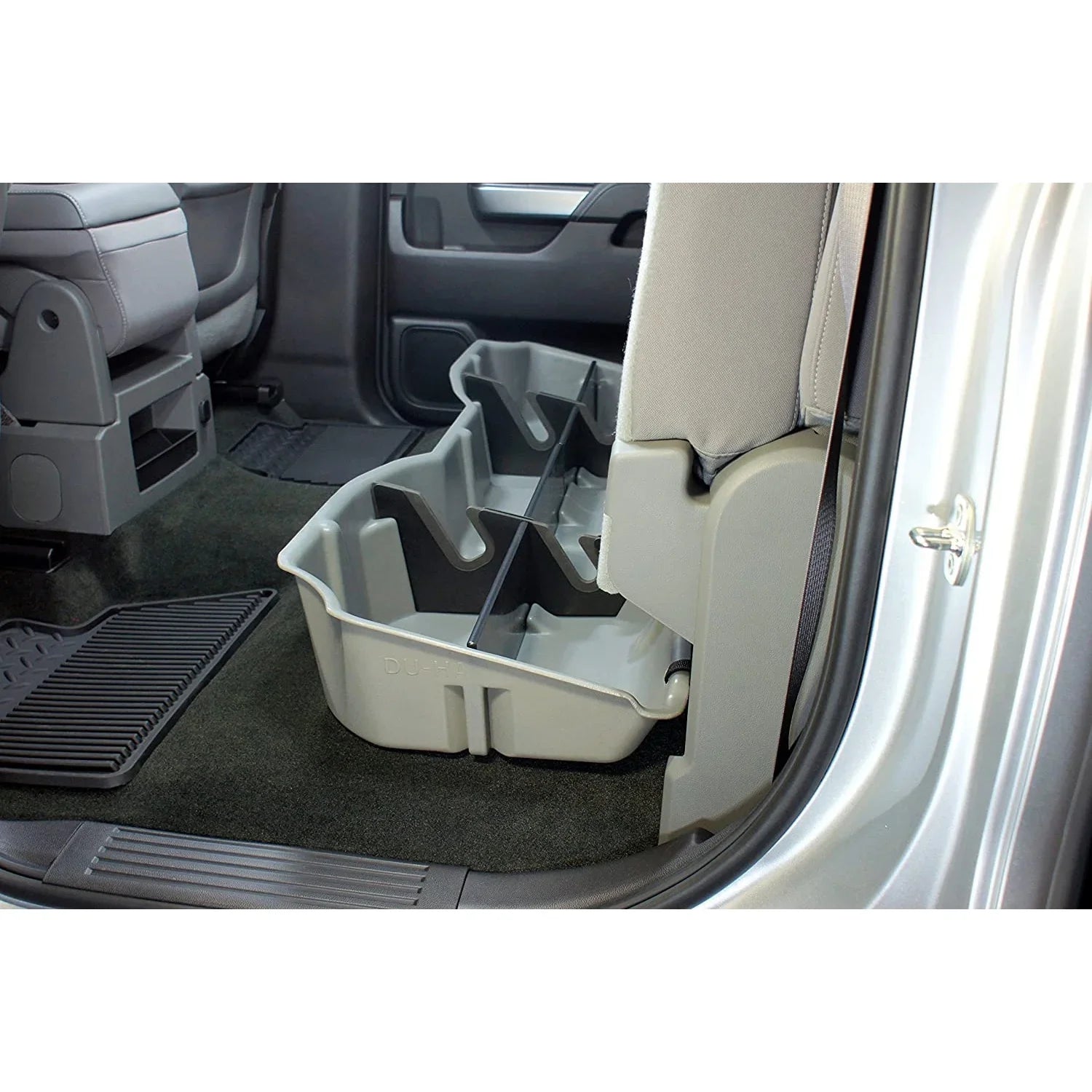Seat 2014-18 Rack Truck Gun Under Organizer Container Storage Chevy GMC DU-HA