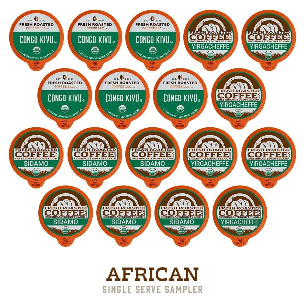 Brewers Count Pod Coffee, Keurig Sampler, 72 Roasted K-Cup Organic Coffee for Fresh