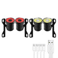 Skateboard Rear with Rechargeable Set Suzicca Longboard 4-in-1 Charging Front and Cable USB Skateboard
