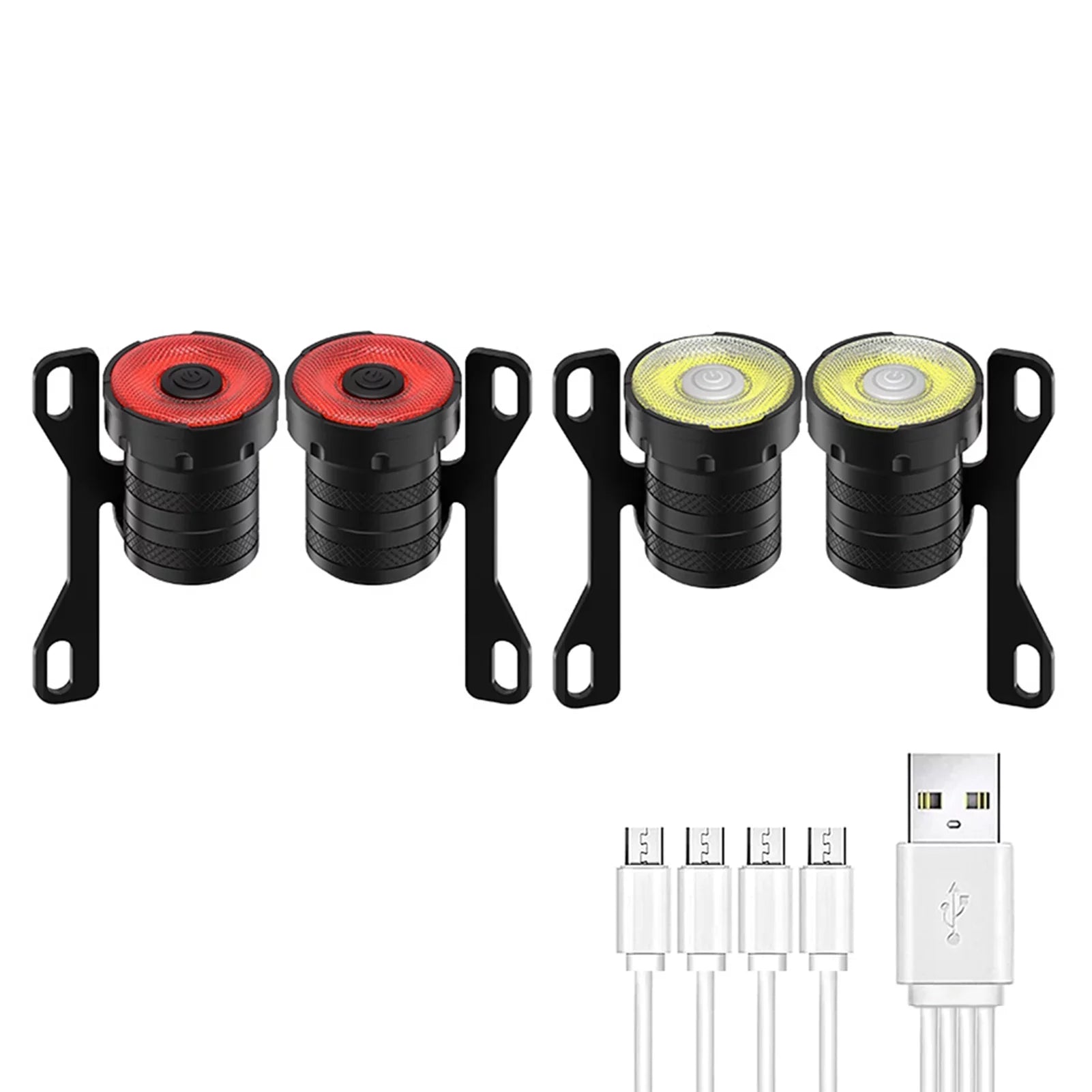 Skateboard Rear with Rechargeable Set Suzicca Longboard 4-in-1 Charging Front and Cable USB Skateboard