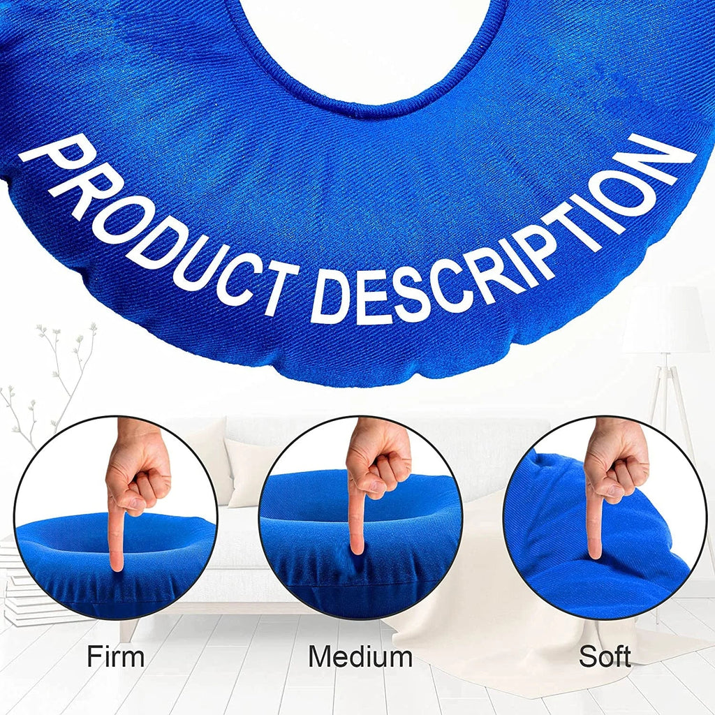 blow-up movable Car, for Cushion Ring Cushion 2 Red) Cushion Colors Pillow Cushion Office blow-up 15 Wheelchair Round Donut Seat blow-up 2 Home Pieces Inch Chair (, Donut Zonon