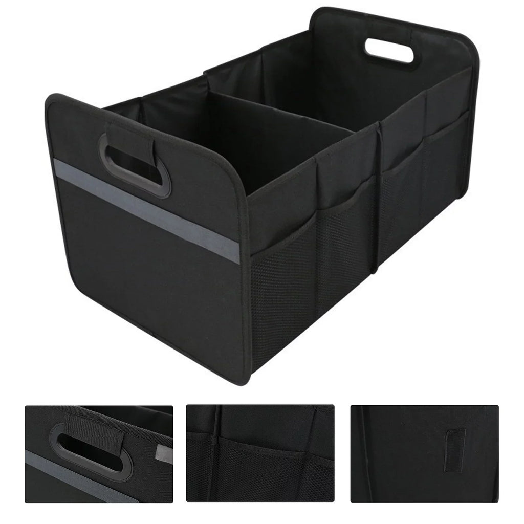 Storage Organizer Box Automotive Trunk Box Car Organizer Car moobody 55L fabric Car Cargo Storage Oxford Trunk Folding