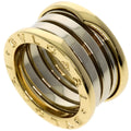#47 Band Women's 4 Ring Pre-Owned Limited B-zero1 (Good) Bvlgari Ginza K18 Yellow M Gold/K18WG BVLGARI