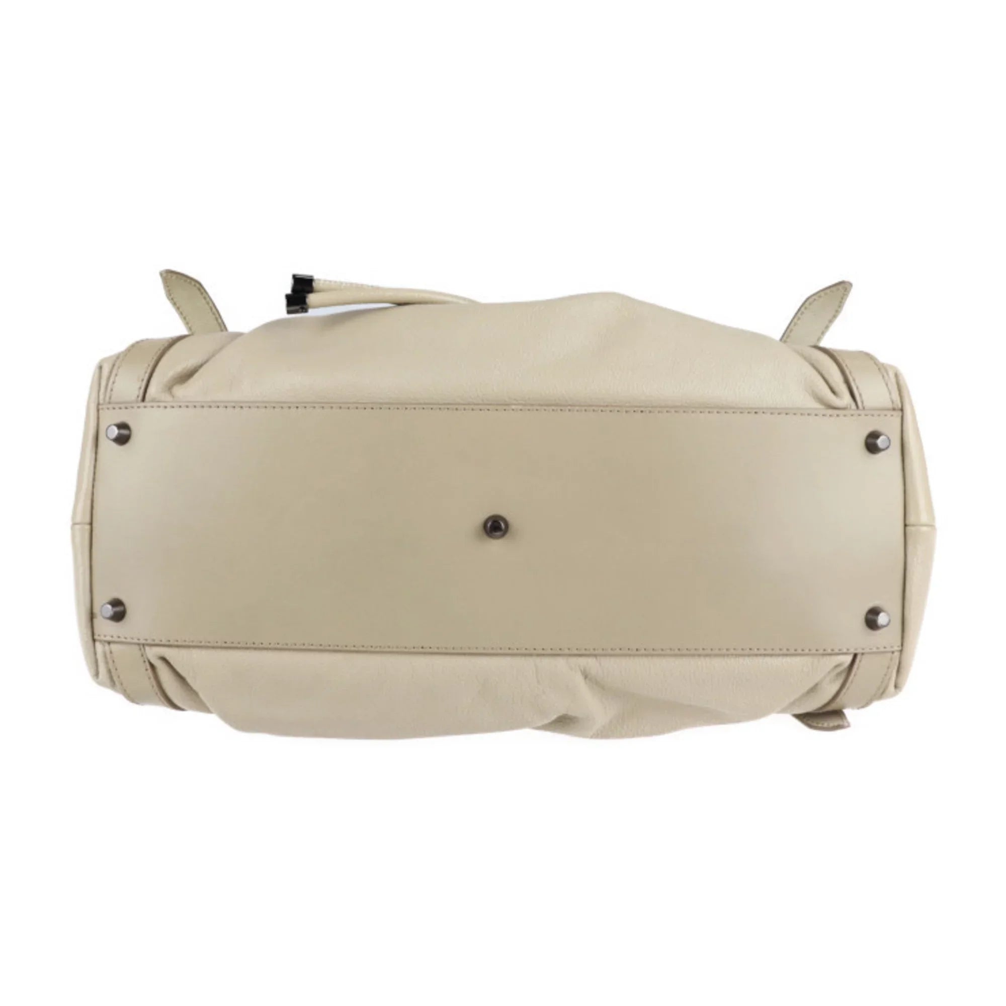 shoulder BURBERRY Pre-Owned tote (Good) 2WAY bag Burberry beige leather