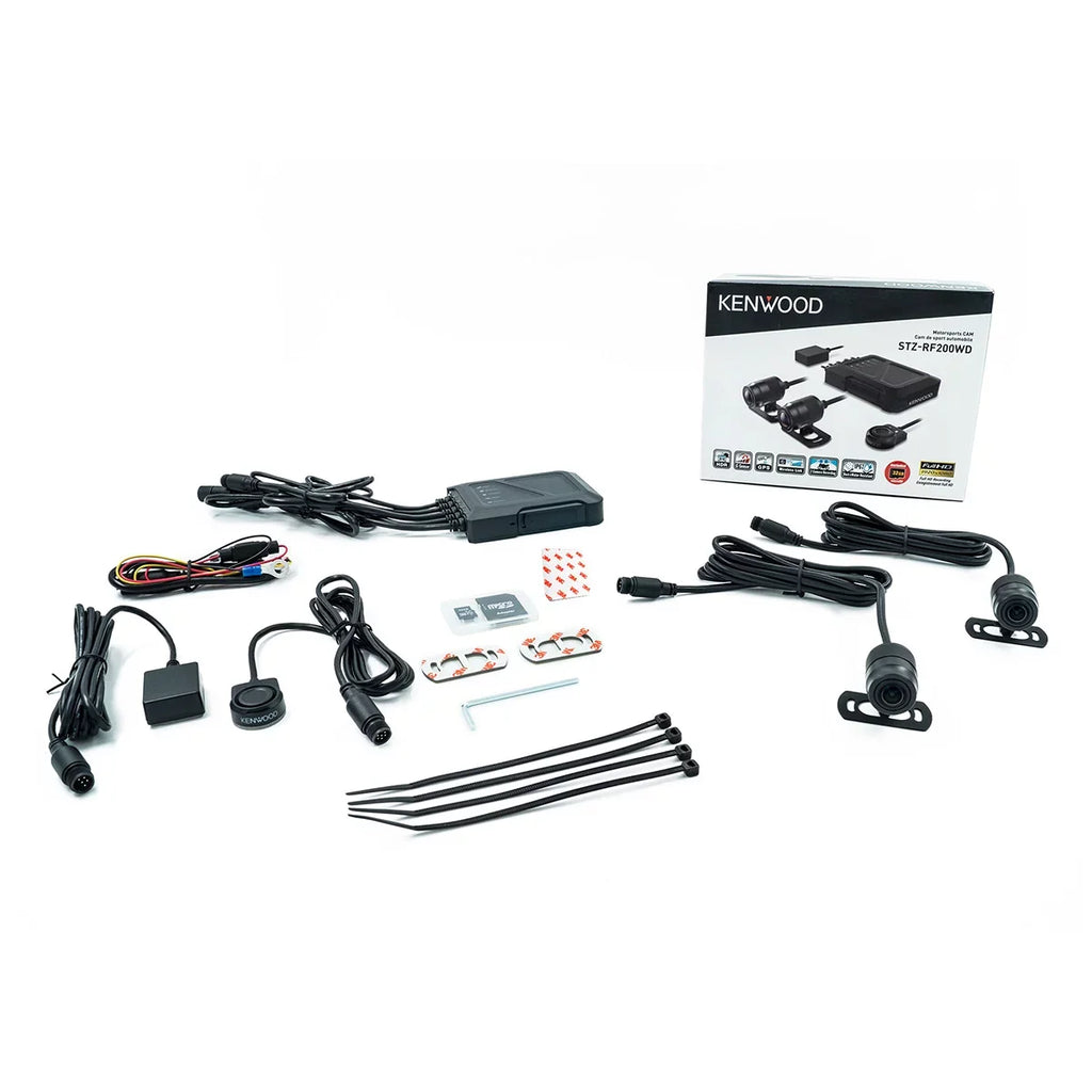 Rear-View Dash HD GPS with Camera Cam Kenwood STZ-RF200WD Motorsports and