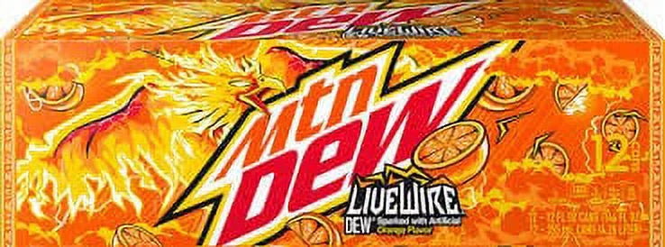 Of Oz 12 - Mountain Cans Dew Orange (Livewire ( Cans ed 12 Oz Pack )) ) ( A With Coaster Livewire ) ( 12