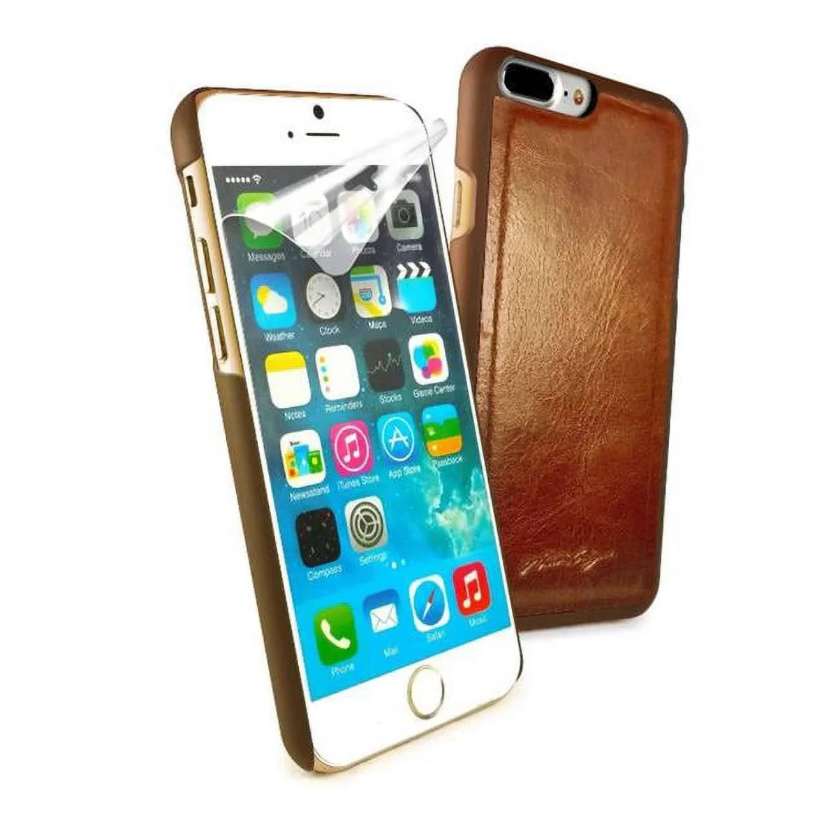 G2-70 Brown Alston - Luv Shell 7 Vintage for Tuff Genuine iPhone Craig Magnetic Leather Replacement