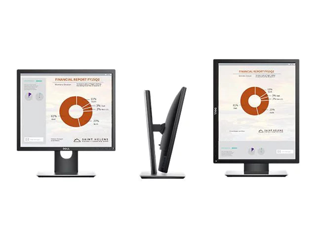 USB 19" 1280 D-Sub, HDMI, ms Dell 1024 IPS Monitor DisplayPort, 60 P1917S Hz 8 x