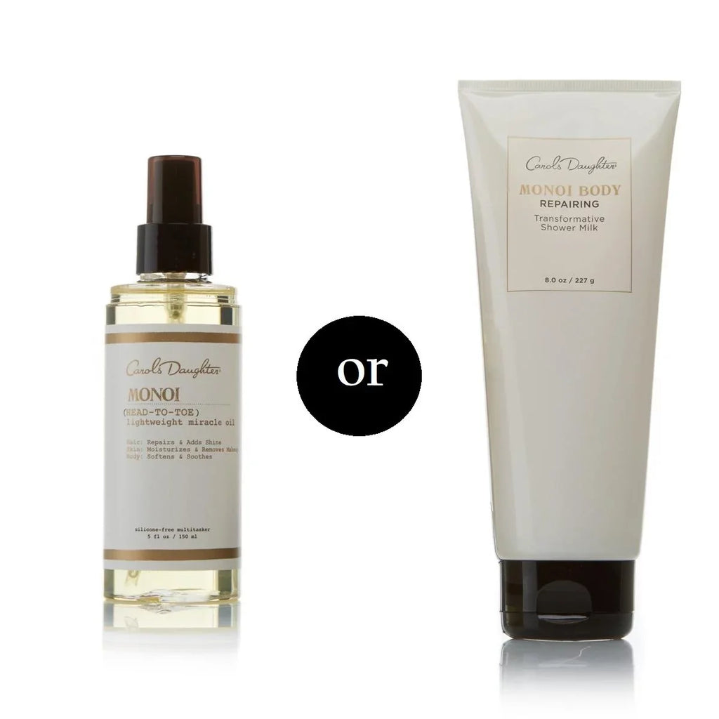 Daughter Toe to Body Oil Repairing Carol's Shower Monoi Head Transformative Milk or