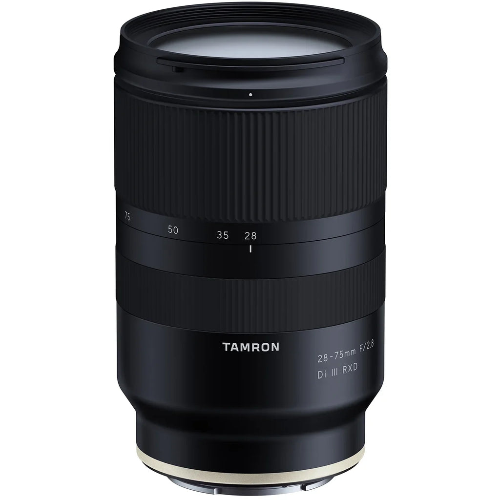 AF FLUORINE-COATED III f/2.8 FORMAT, CONSTRUCTION RXD MAX CONSTANT Di f/2.8 E-MOUNT/FULL-FRAME APERURE, FRONT STEPPING RXD F/SONY, ELEMENT, TAMRON MOTOR, MOISTURE-RESISTANT 28-75mm