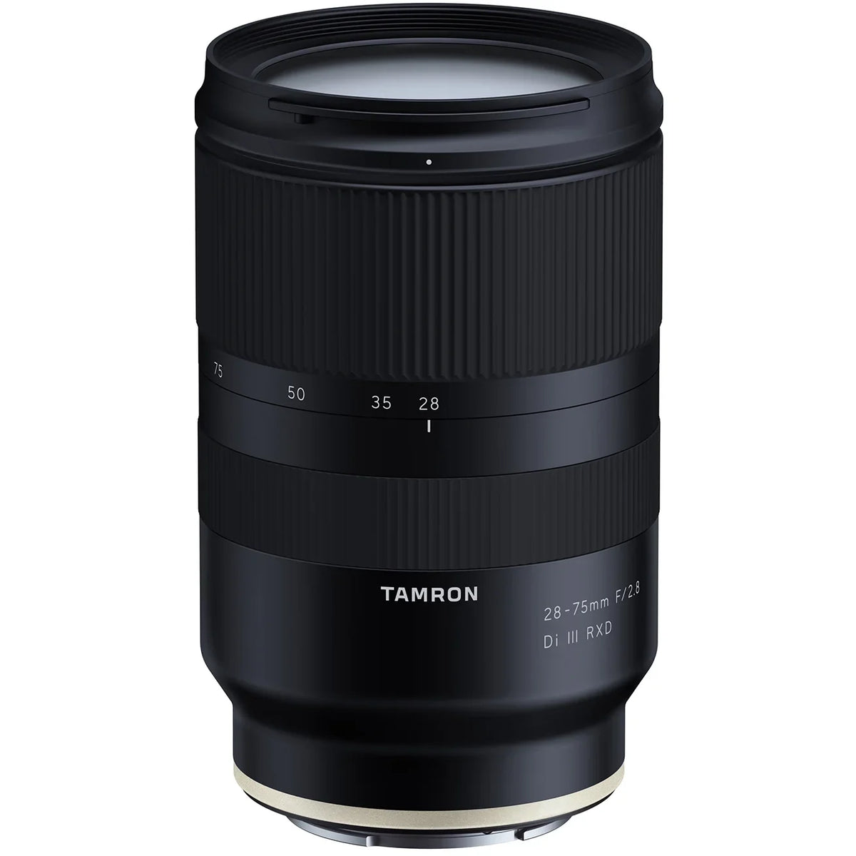 AF FLUORINE-COATED III f/2.8 FORMAT, CONSTRUCTION RXD MAX CONSTANT Di f/2.8 E-MOUNT/FULL-FRAME APERURE, FRONT STEPPING RXD F/SONY, ELEMENT, TAMRON MOTOR, MOISTURE-RESISTANT 28-75mm