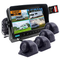 inch for digital Camera Camera Side Duty 1080P View RV Input, 1080P Quad Waterproof HD Recorder, 4 DVR Heavy Screen, 7 monitor Rear HD Backup View System, Split CAMSLEAD Trailer 4X Channel