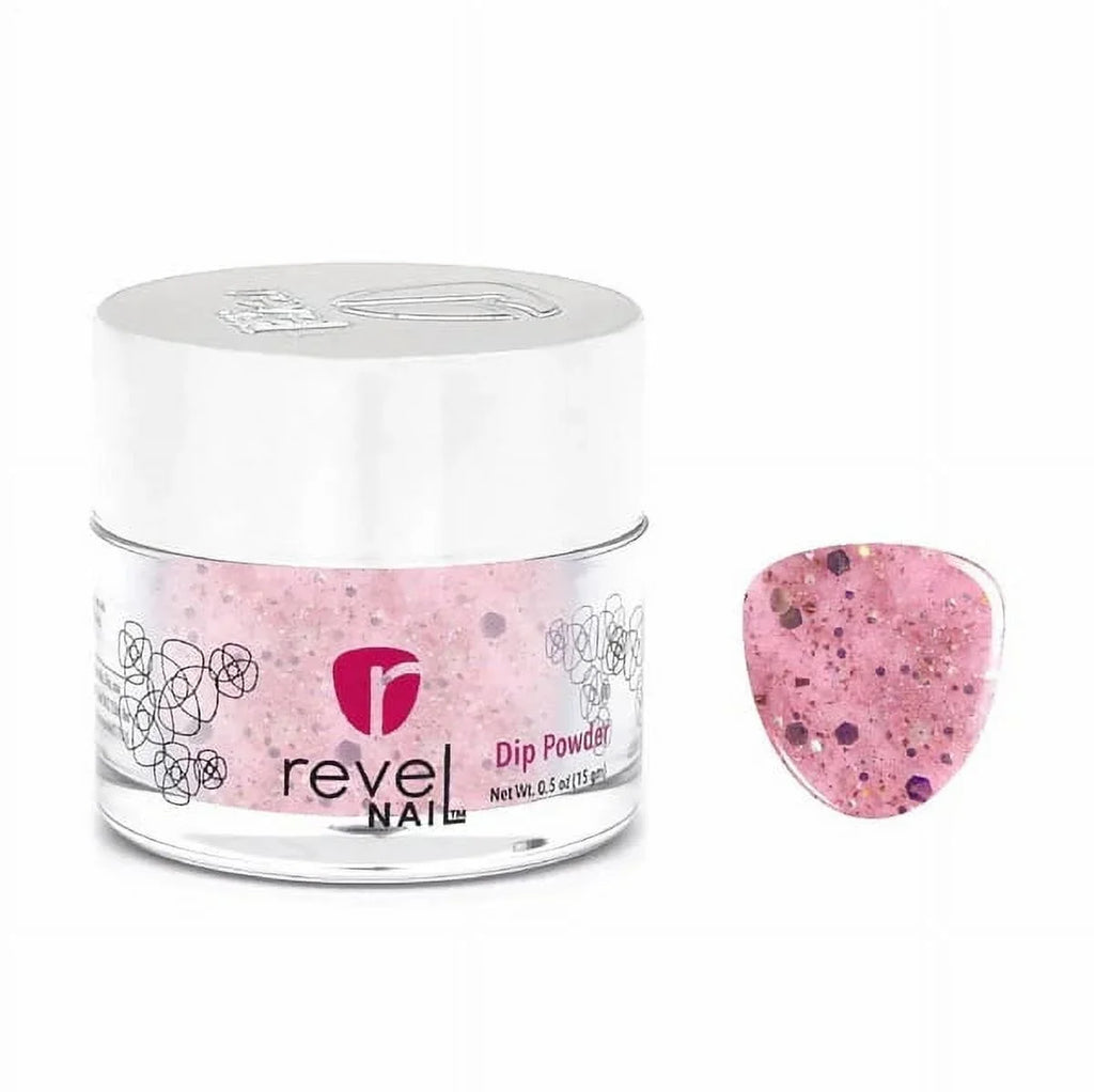 Nail Rose Powder Starter Liquids Quartz oz with Kit Revel Dip 0.5 EZ Powder D444